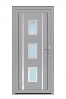 Modern műanyag bejárati ajtók